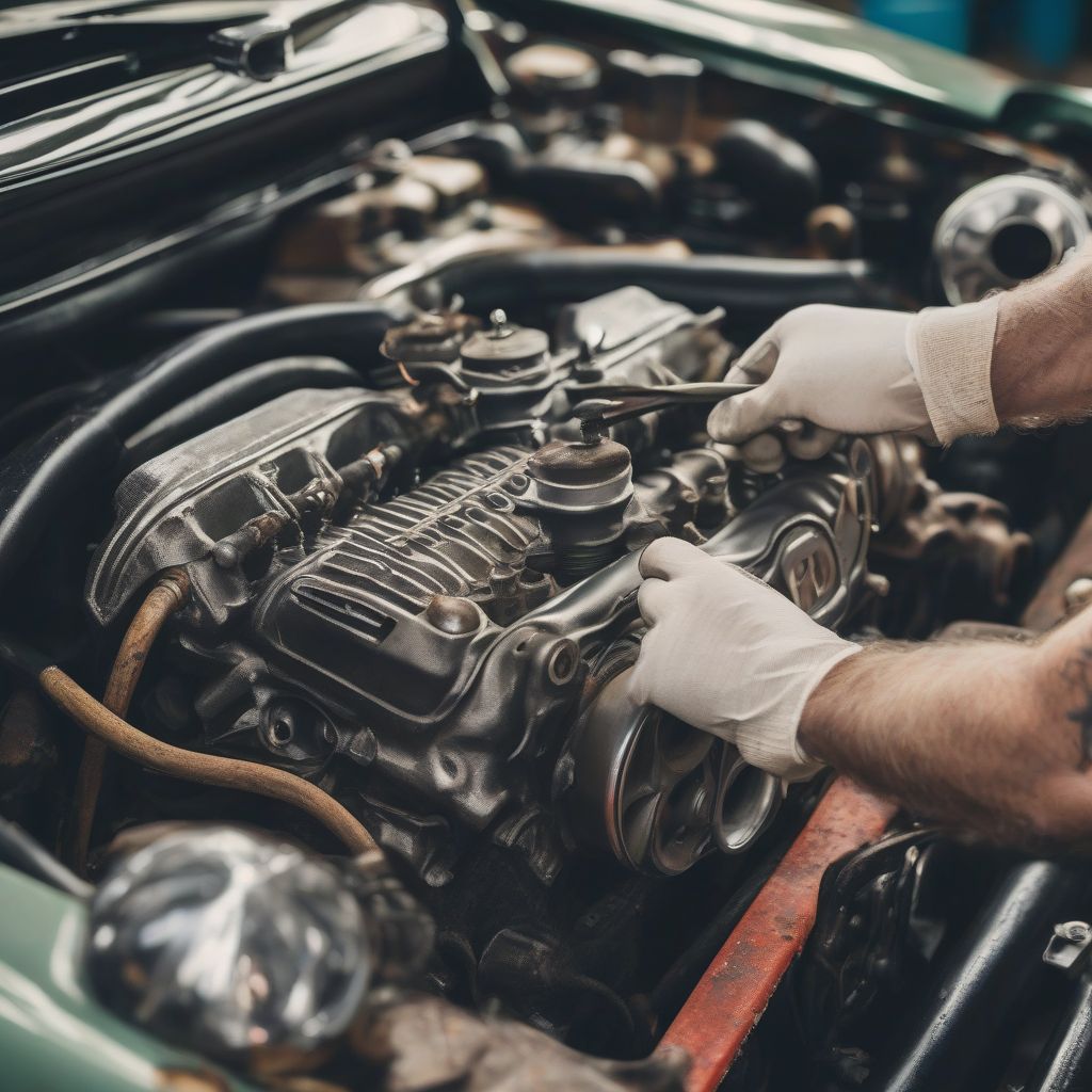 Restoring a Classic Car Engine