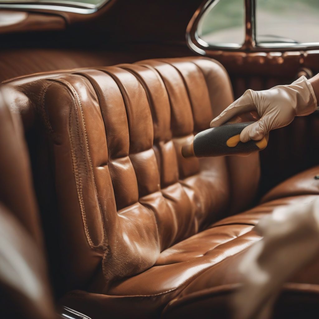 Cleaning Vintage Car Upholstery