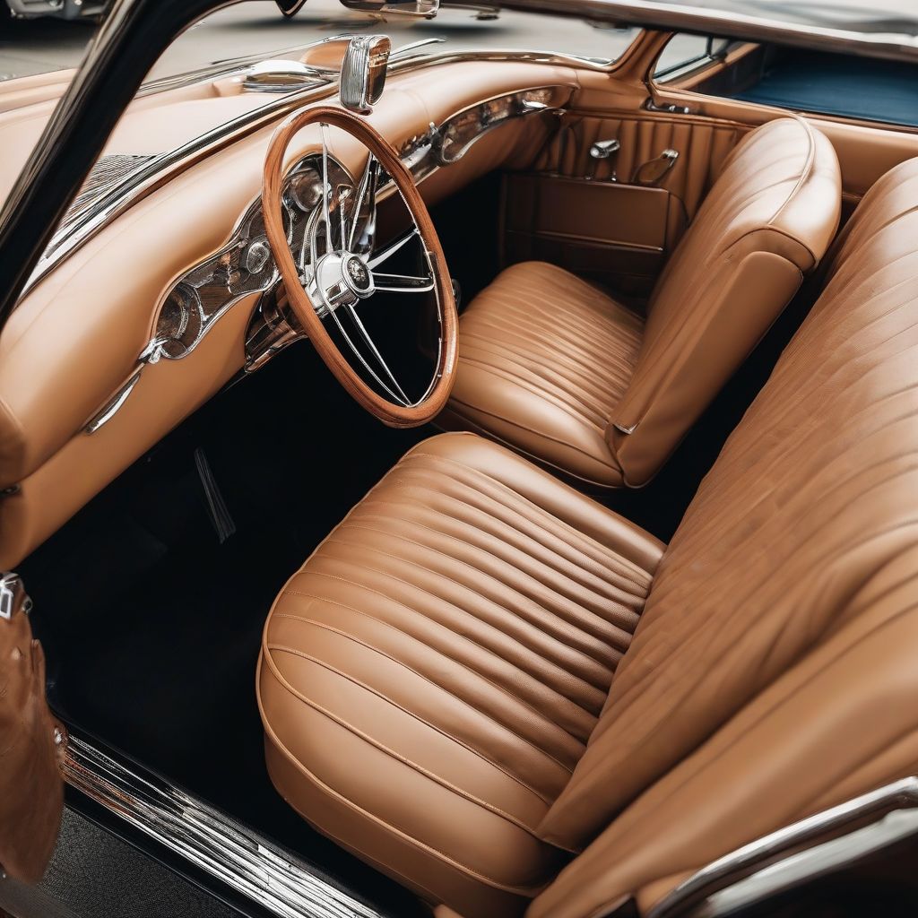 Restored Classic Car Interior