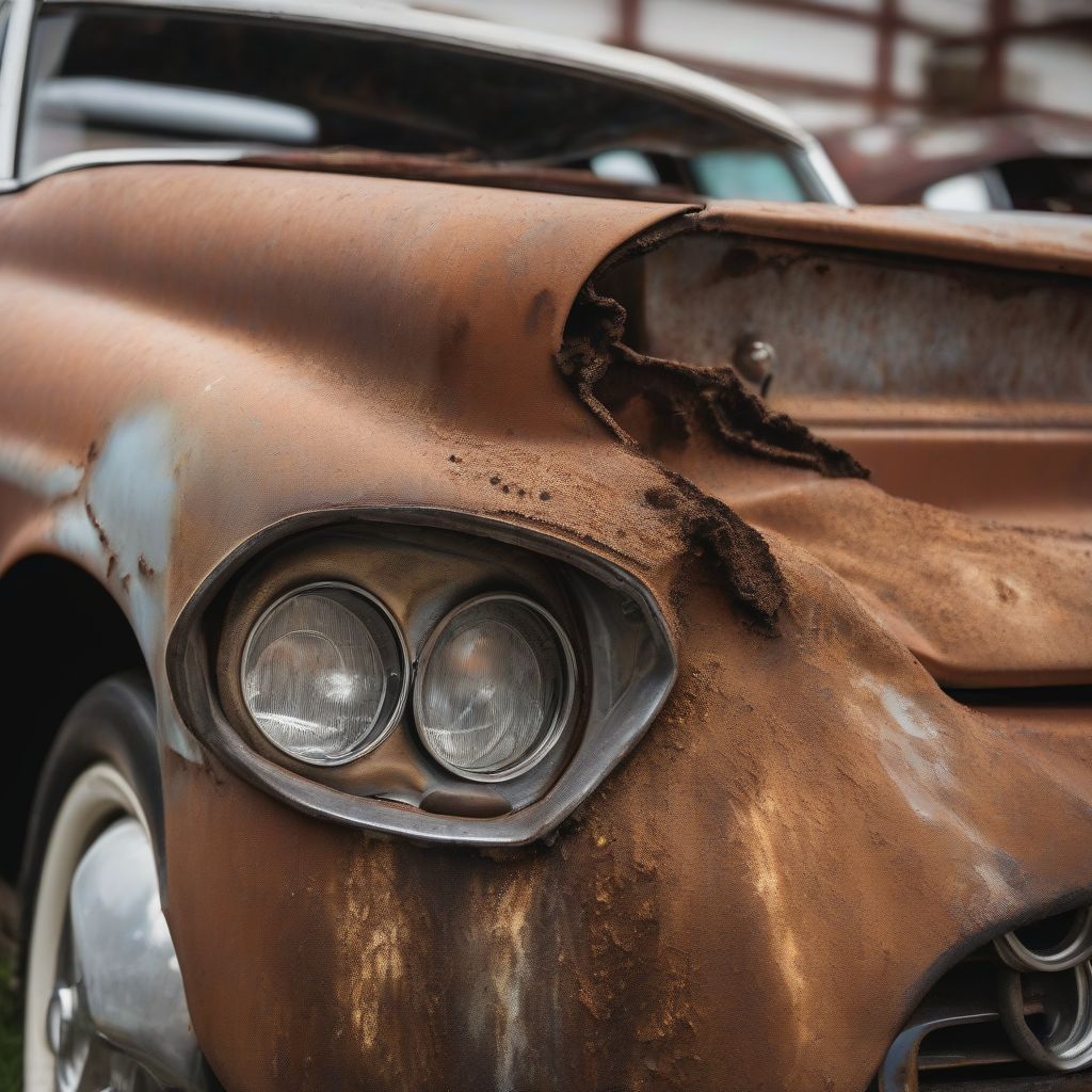 Rusty Classic Car